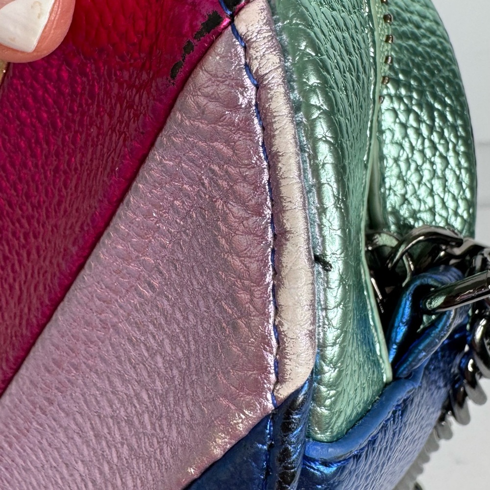 Urban Expressions Rainbow Patchwork Heart Shaped … - image 12